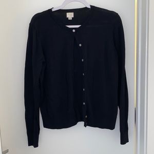 Black Button Up Sweater